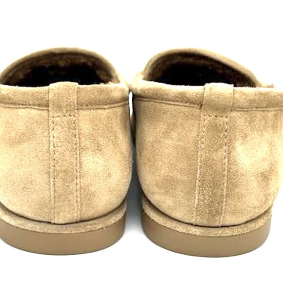 CHANEL REV Shearling Lined Suede Calfskin CC Loafers Moccasins Flat Shoes - Picture 6 of 15